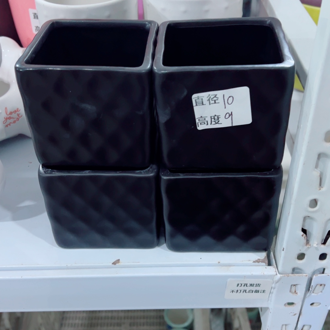 有孔，陶瓷花盆满10米包邮发货