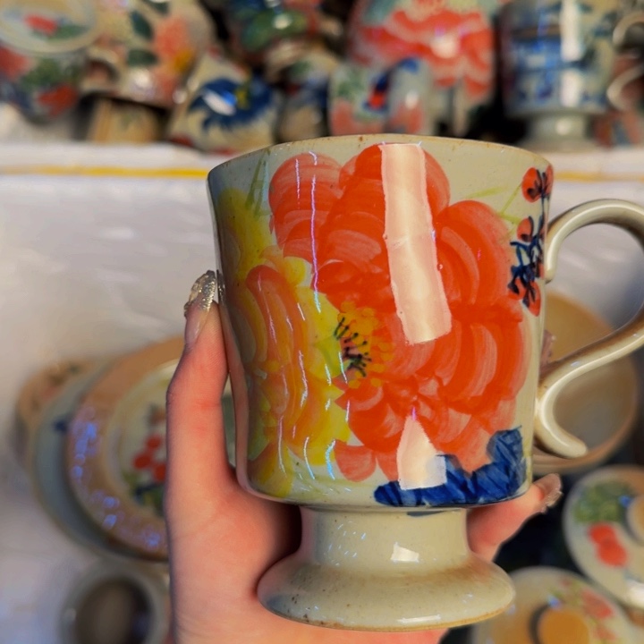 瓷片景德镇陶瓷手工手绘