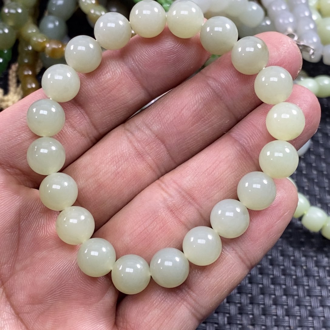 和田玉手链未镶嵌