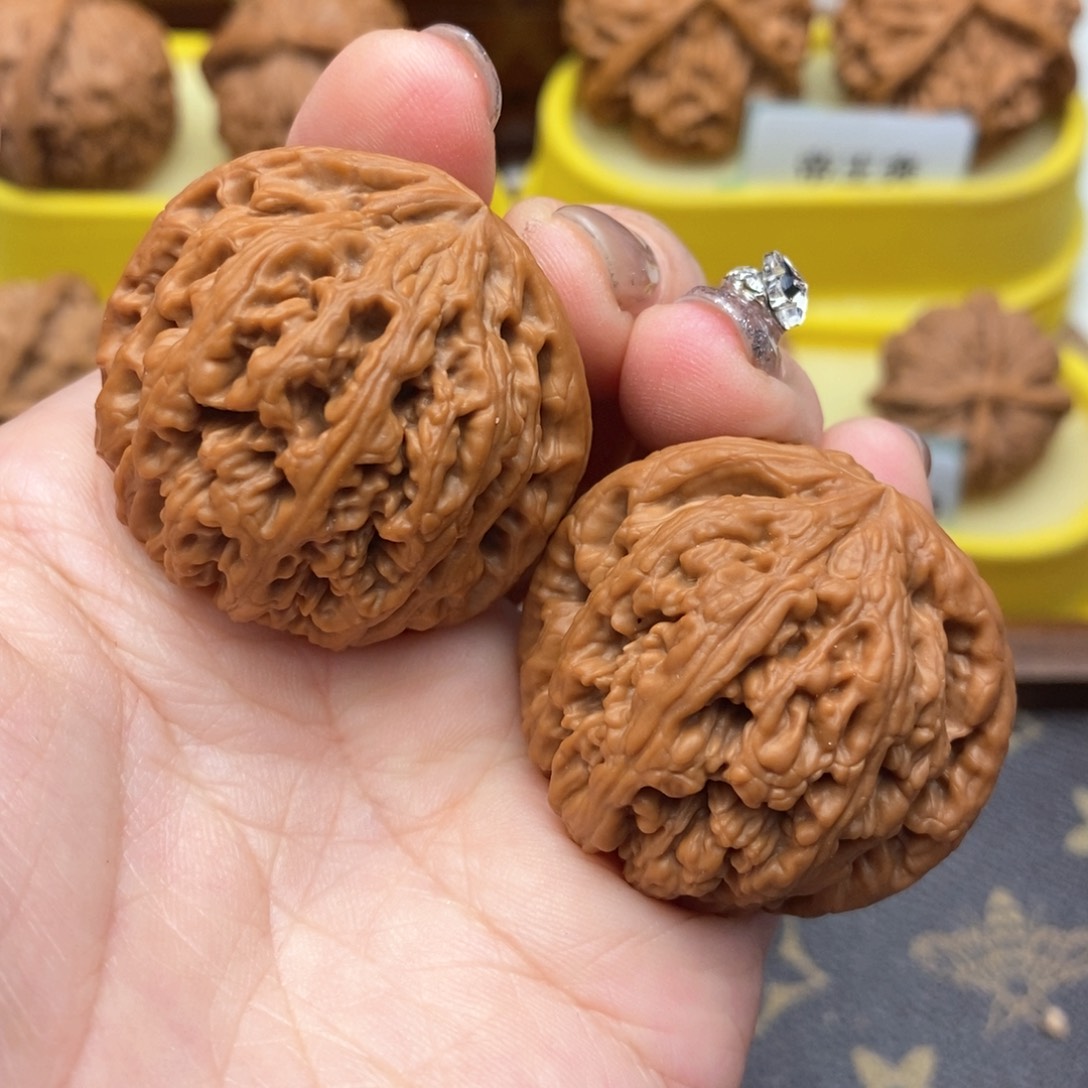 把件文玩核桃664号38尺粗筋