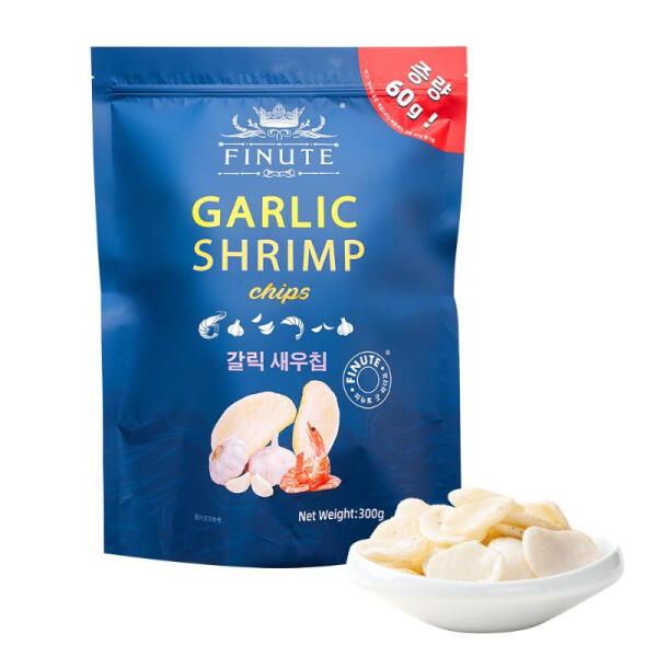 FINUTE 蒜味虾片(膨化食品) 300g