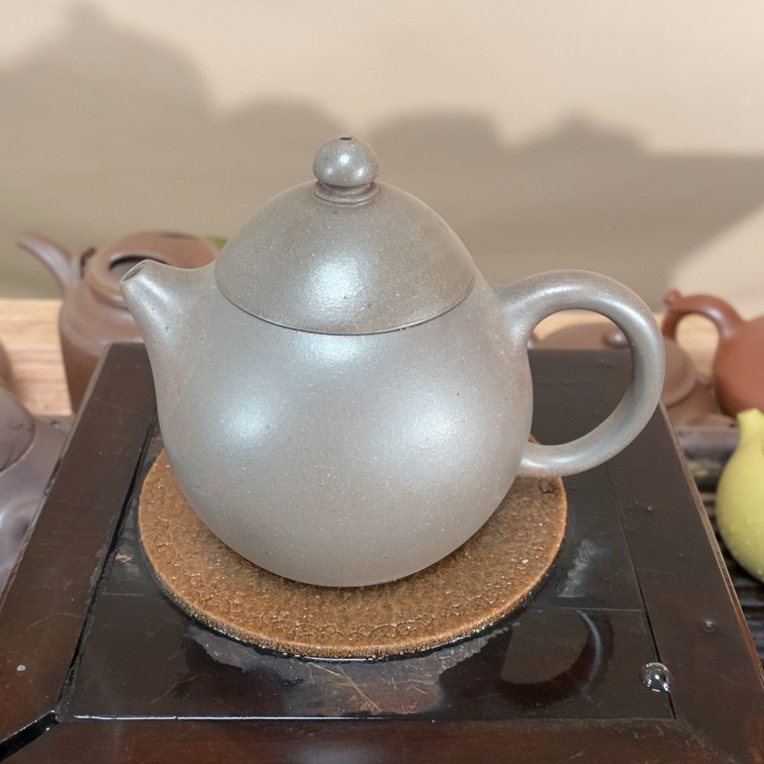 紫砂茶壶高端180cc龙蛋天青