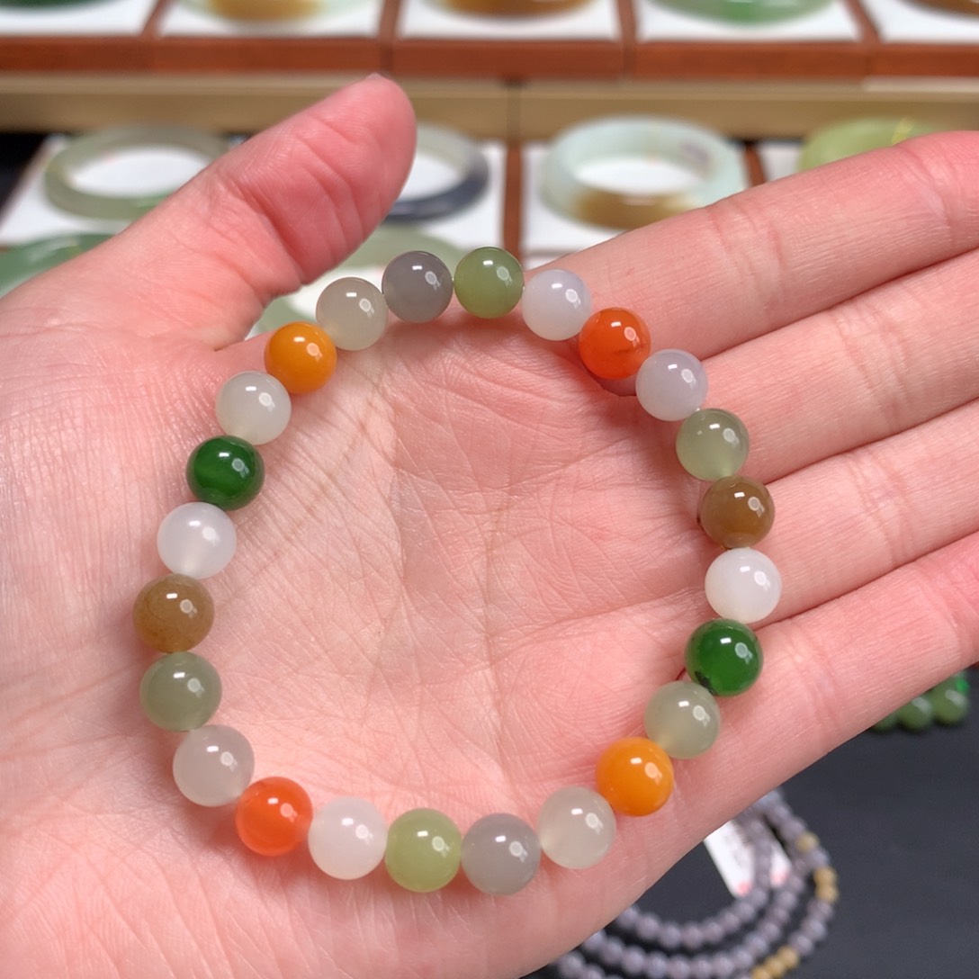 和田玉手串未镶嵌