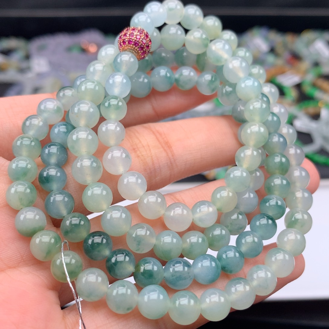 翡翠手链未镶嵌卡