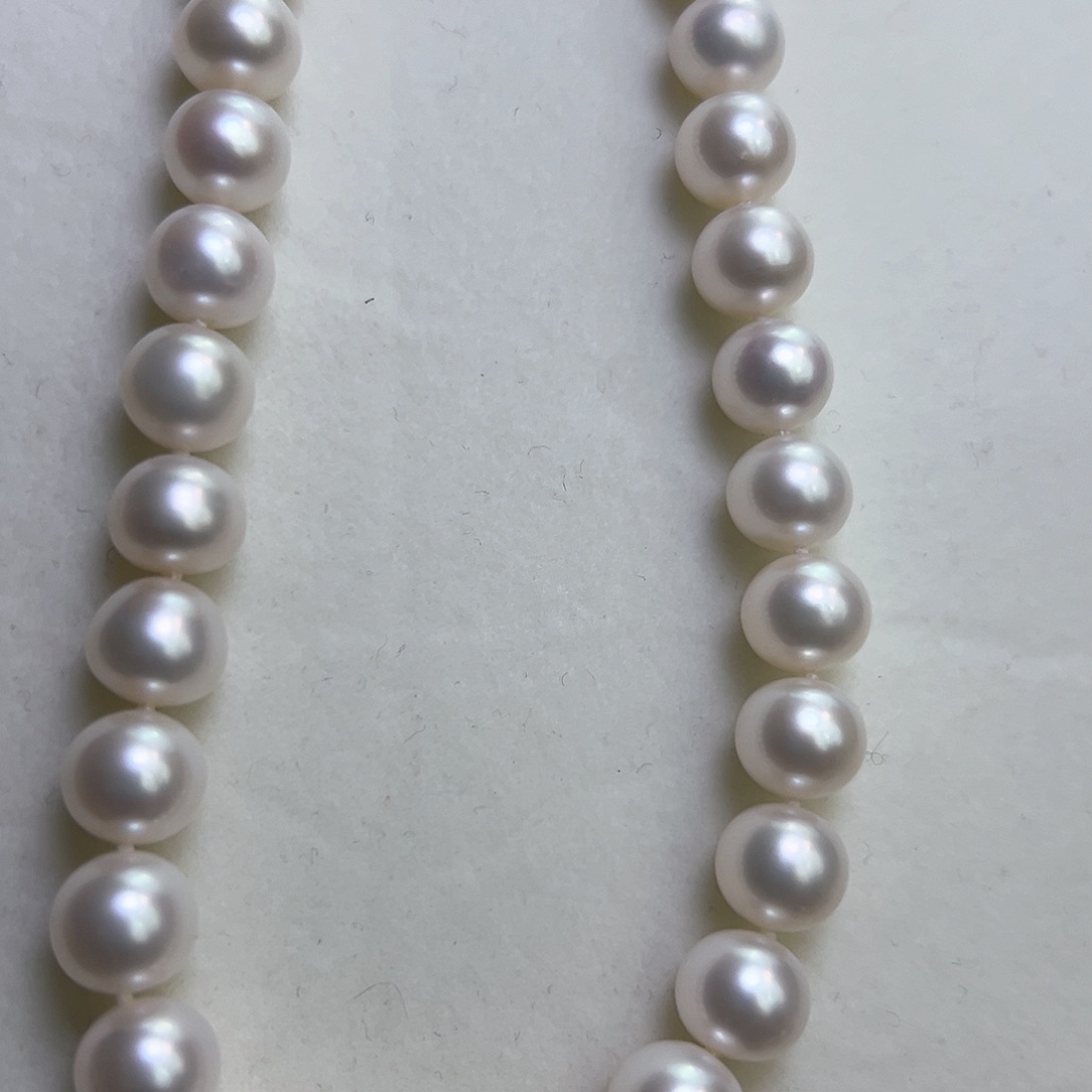 淡水珍珠颈饰银S925镶嵌人****