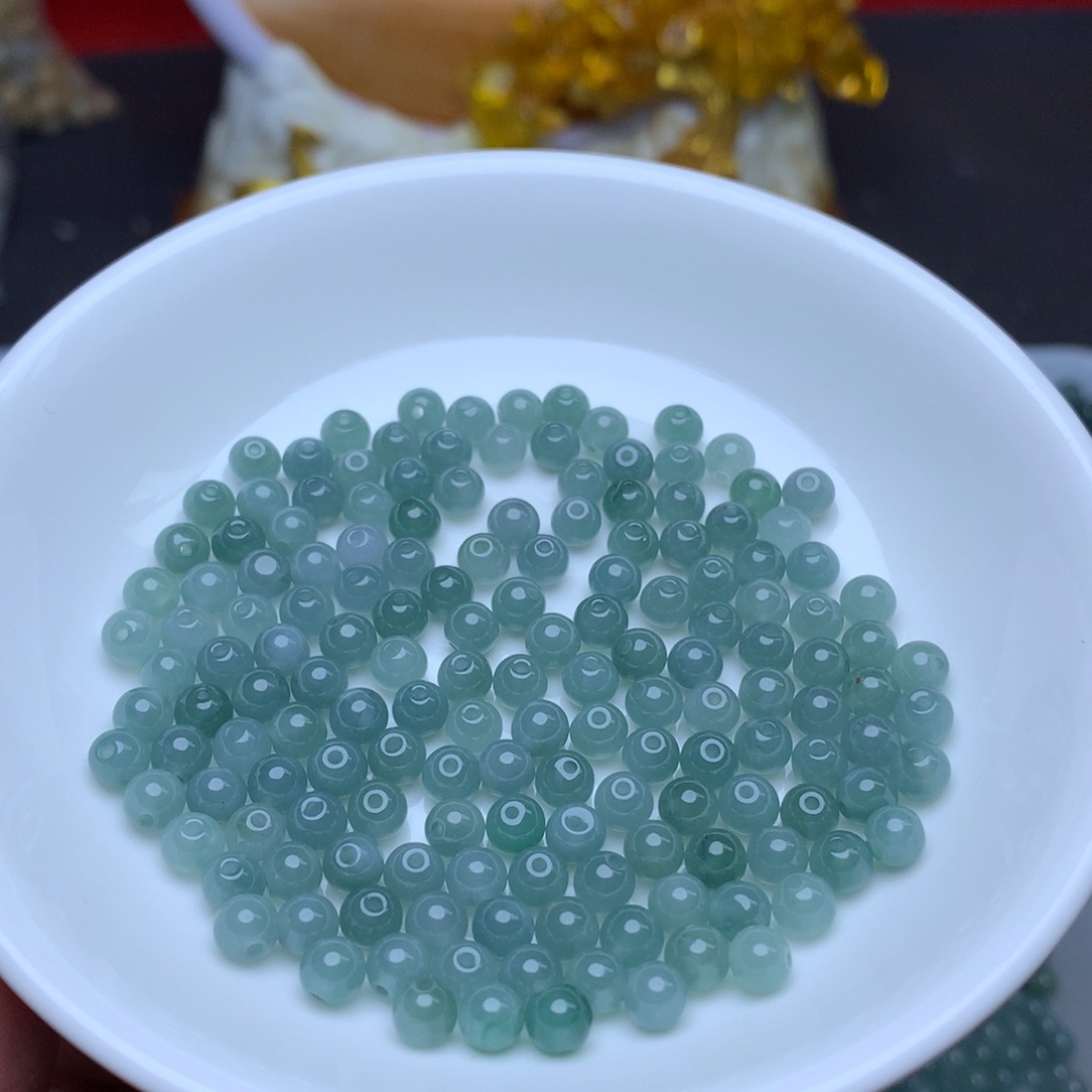 【闪购商品】翡翠手链未镶嵌卡4.7冰蓝水50个