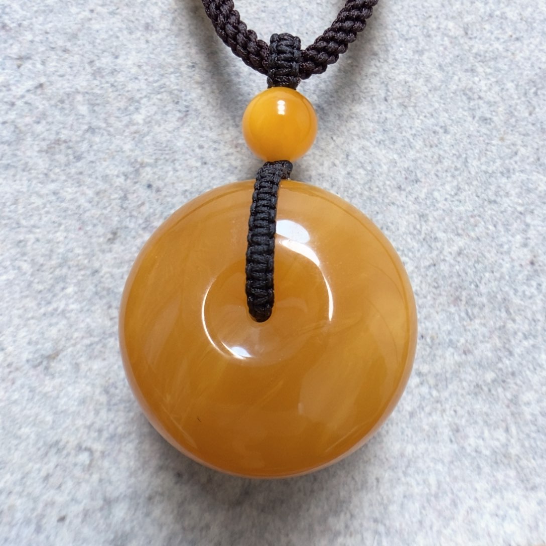 蜜蜡颈饰未镶嵌蜜蜡