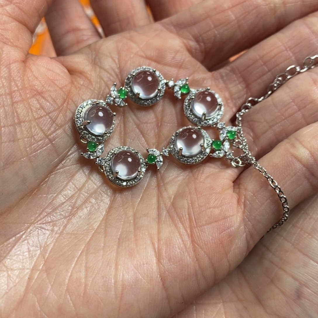 石英质玉戒指银S925镶嵌夏****6