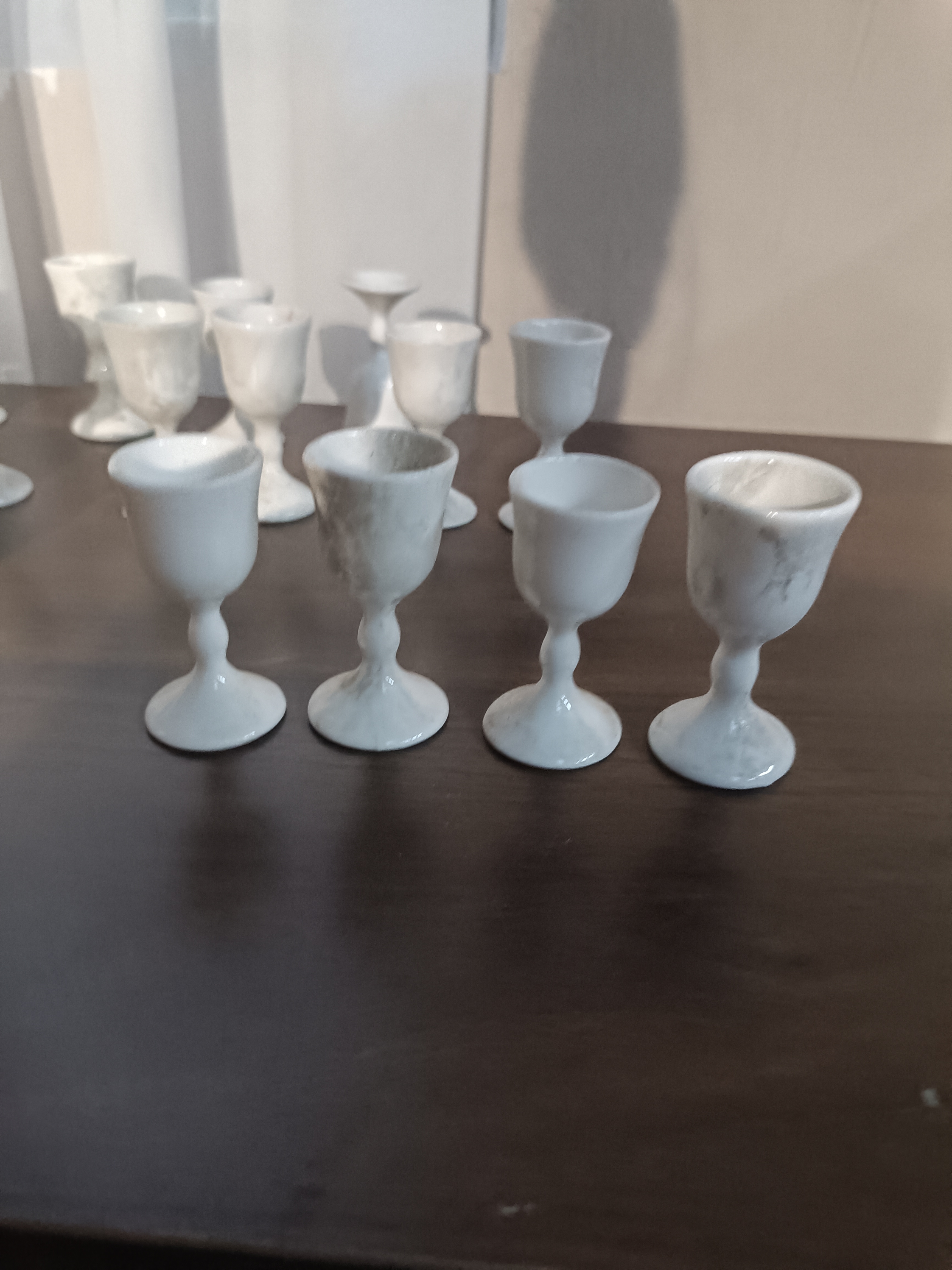 国营尾货骨瓷酒杯四个《微瑕完美勿拍》