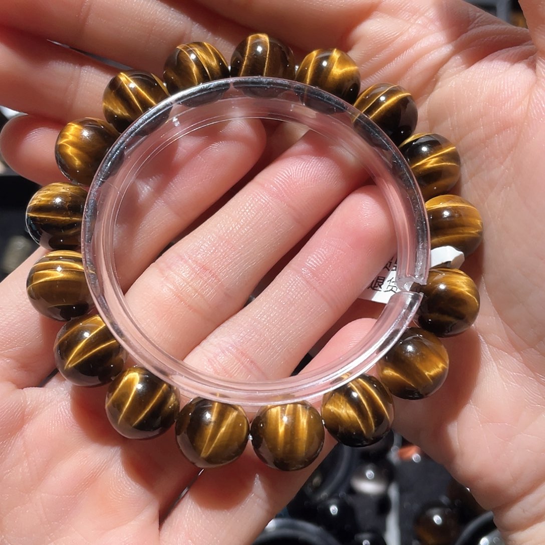 木变石（虎睛石）手链未镶嵌小****员