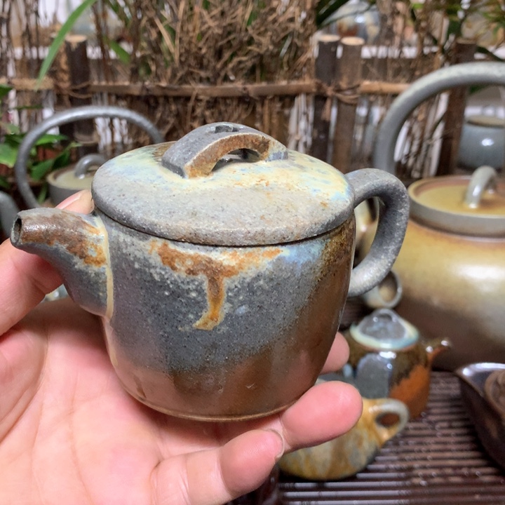 紫砂茶壶纯自然高温裸柴烧