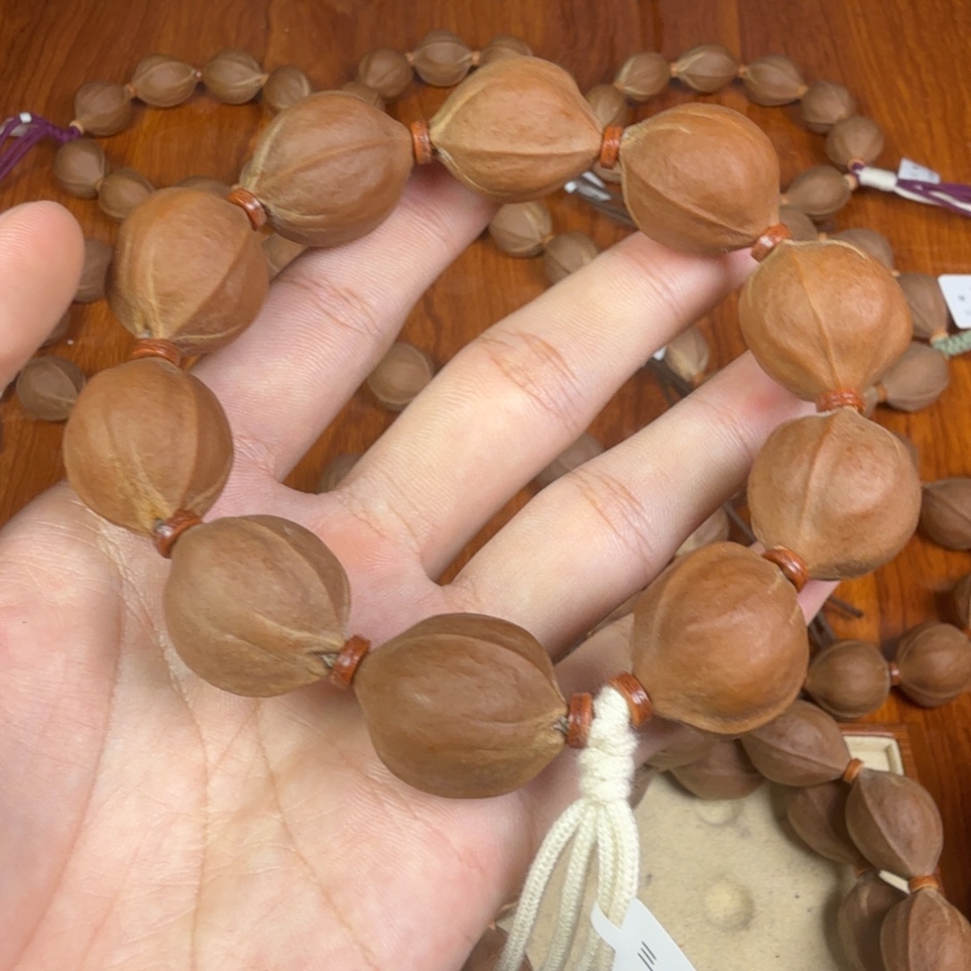 蓝***橄榄核手串/手链2125梅林铁核美丽核