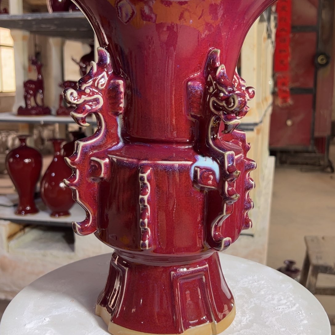 摆件郑家钧窑摆件微