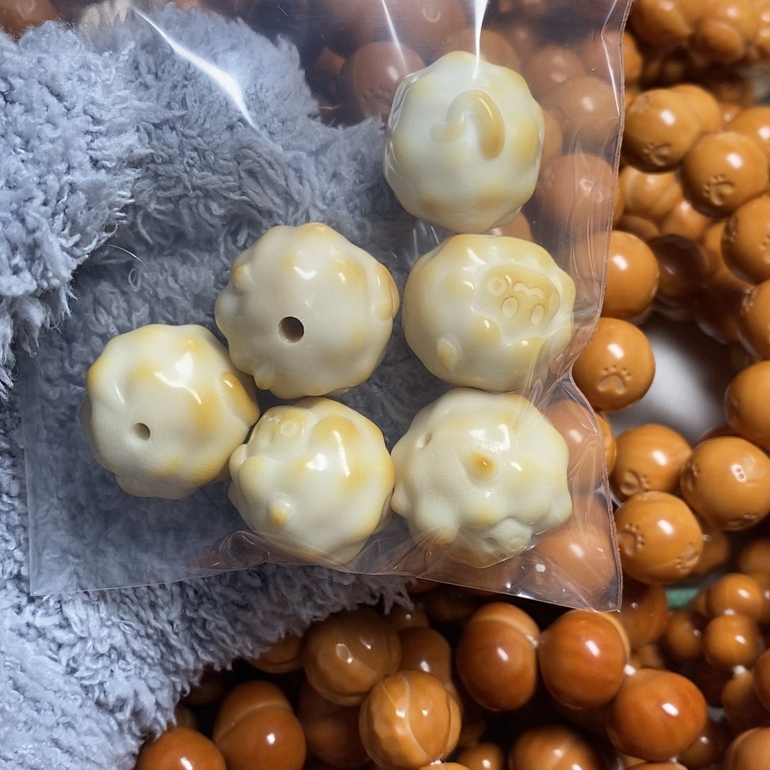 打***ʔ菩提根/象牙果吊坠全品云朵羊六颗