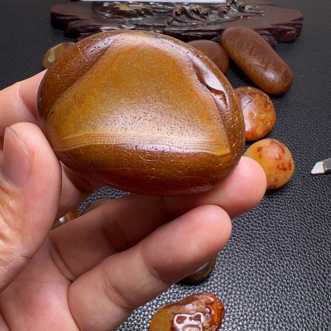 秋***雨瓷片马达加斯加奇石