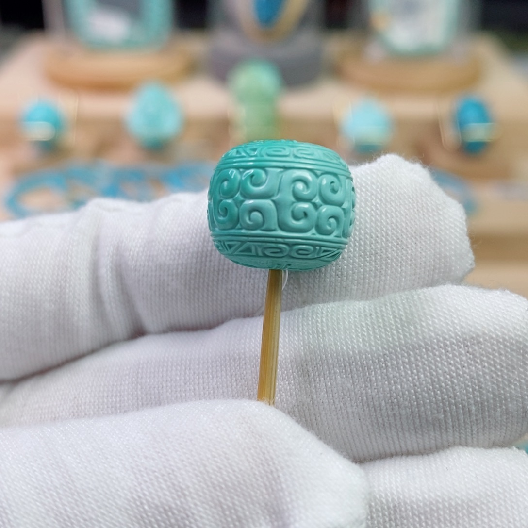 绿松石未镶嵌珠宝奇石15mm