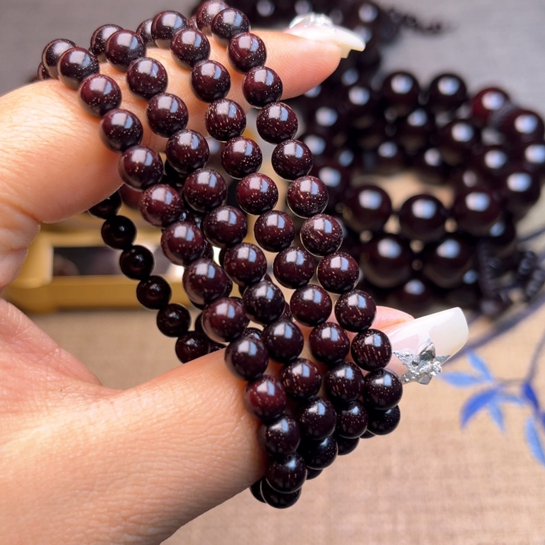 檀香紫檀（小叶紫檀）0.6 108颗满星