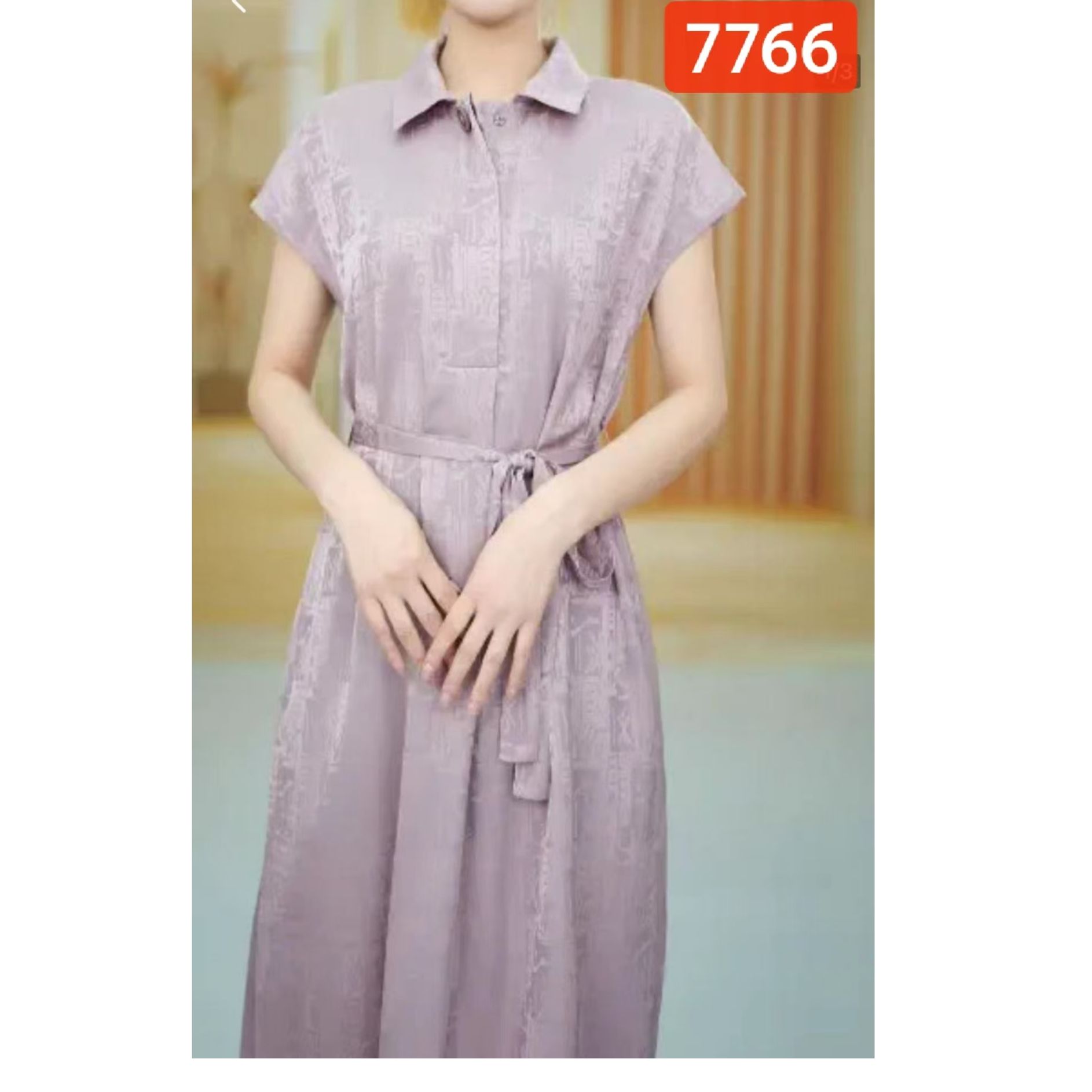 7766-23新款女士夏季连衣裙
