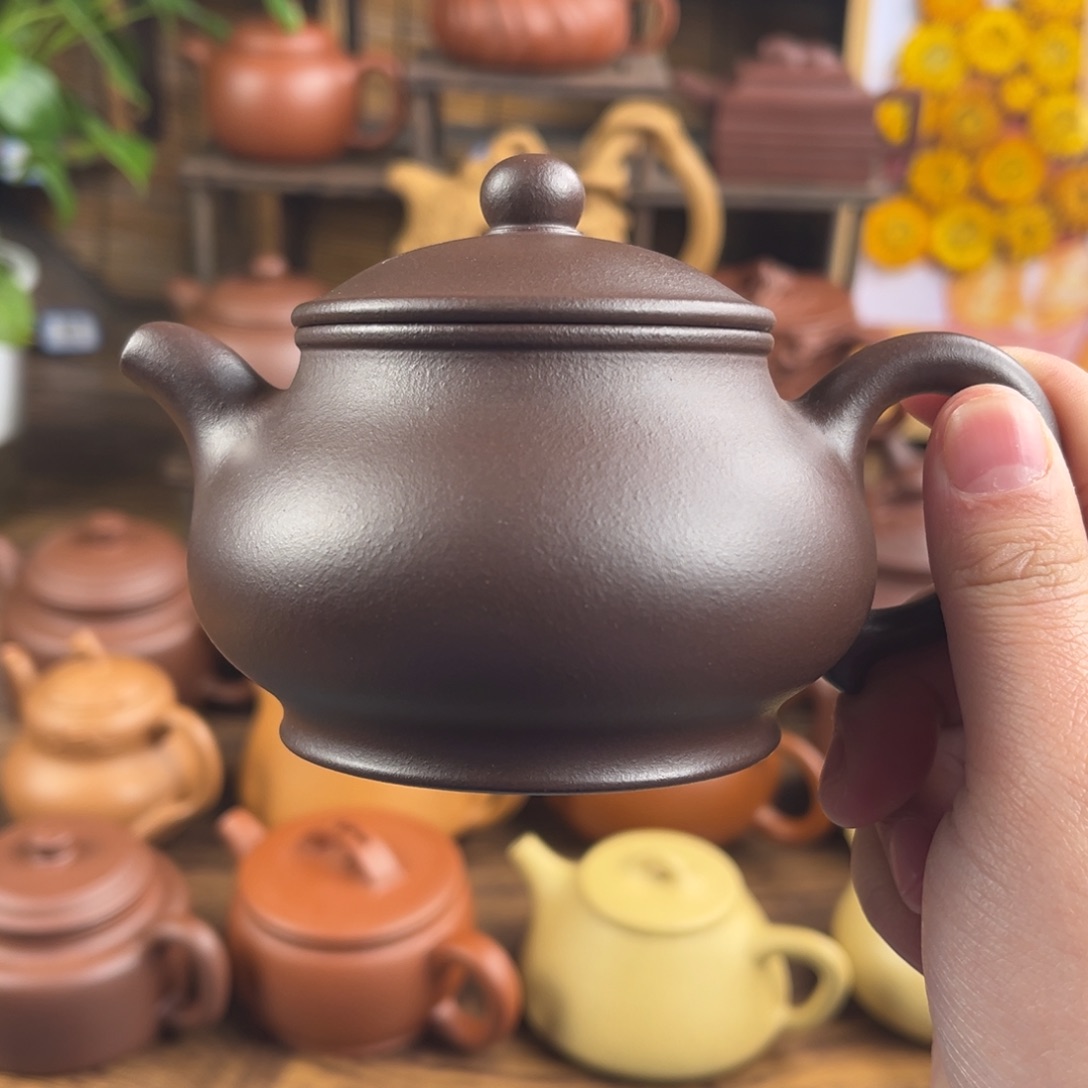 紫砂茶壶手工制作工艺精湛180cc