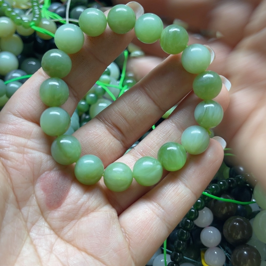 和田玉手链未镶嵌