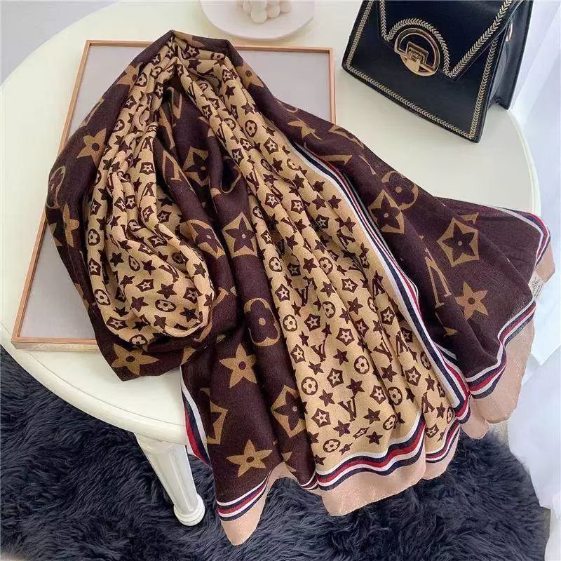 高档真丝巾围巾女士披肩新款素雅百搭90*180#3073