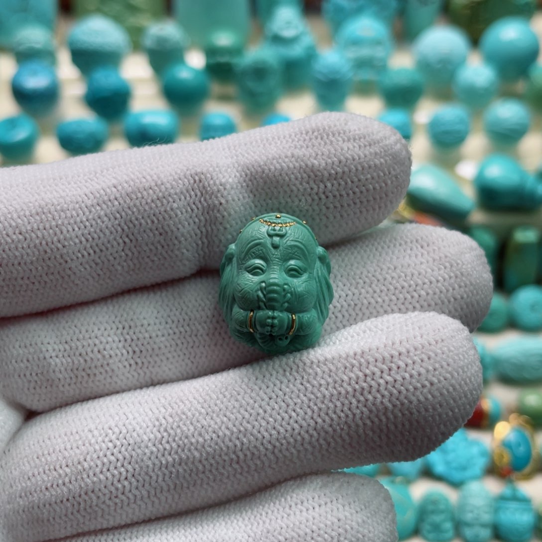 绿松石珠宝奇石未镶嵌