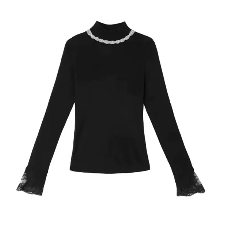 26236黑 百搭长袖针织常规毛针织衫秋冬