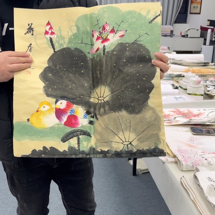国画绘画手绘作品