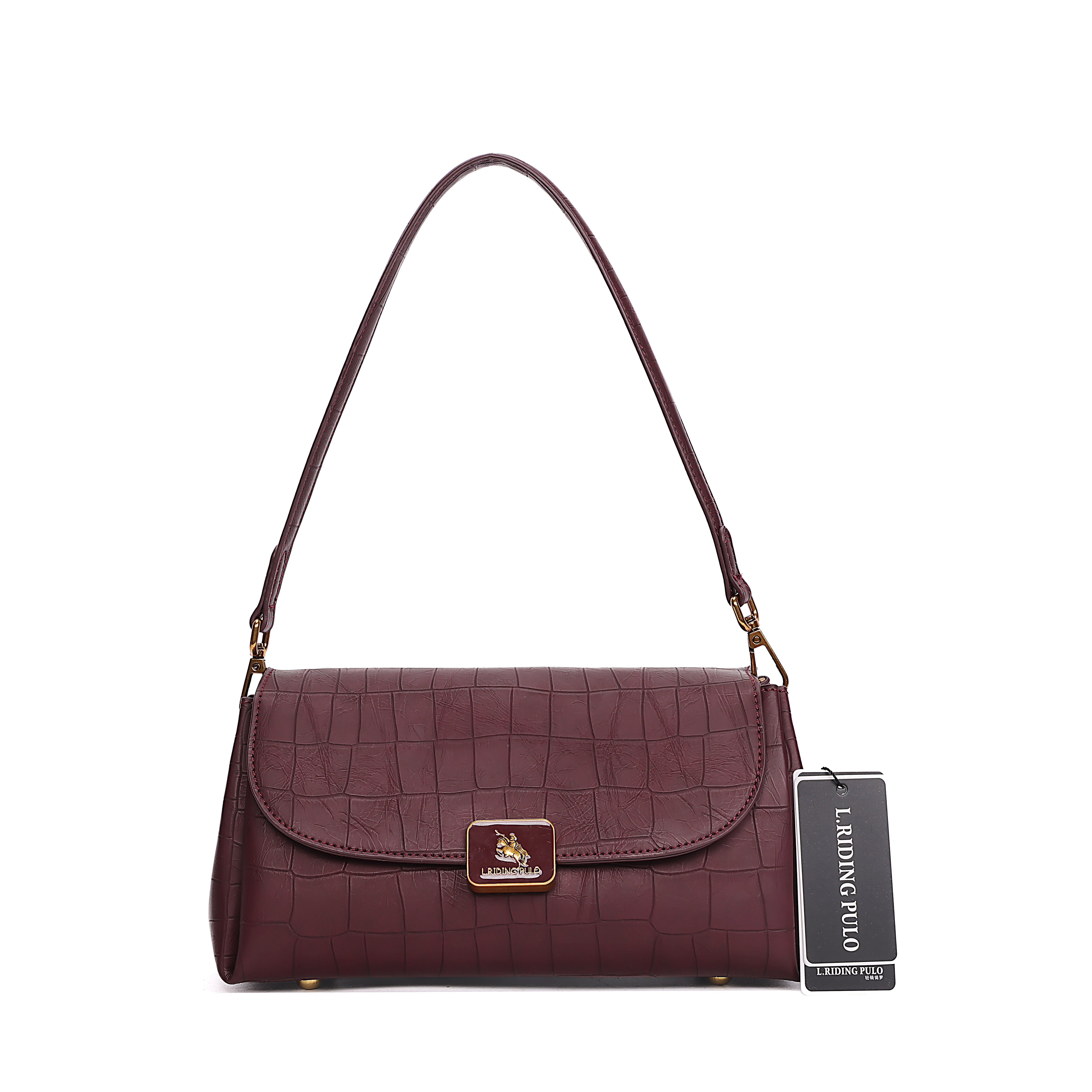 【正品保罗】2025新款时尚单肩法棍包高级大容量包包女秋冬百搭