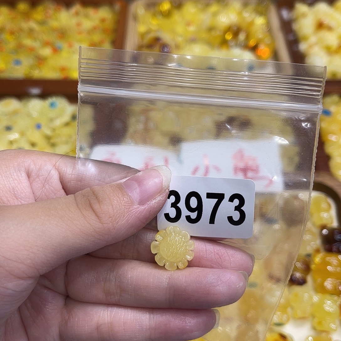 琥珀未镶嵌颈饰蜜蜡