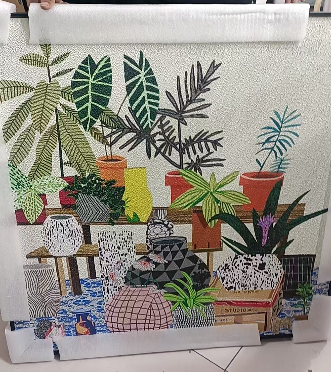 抽象风格专用栏挂画餐厅斗柜8080