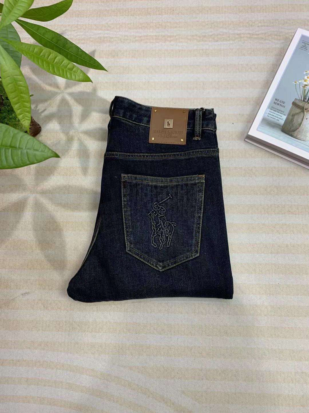 【25273】25秋冬男士时尚休闲百搭蓝色直筒弹力水洗牛仔裤