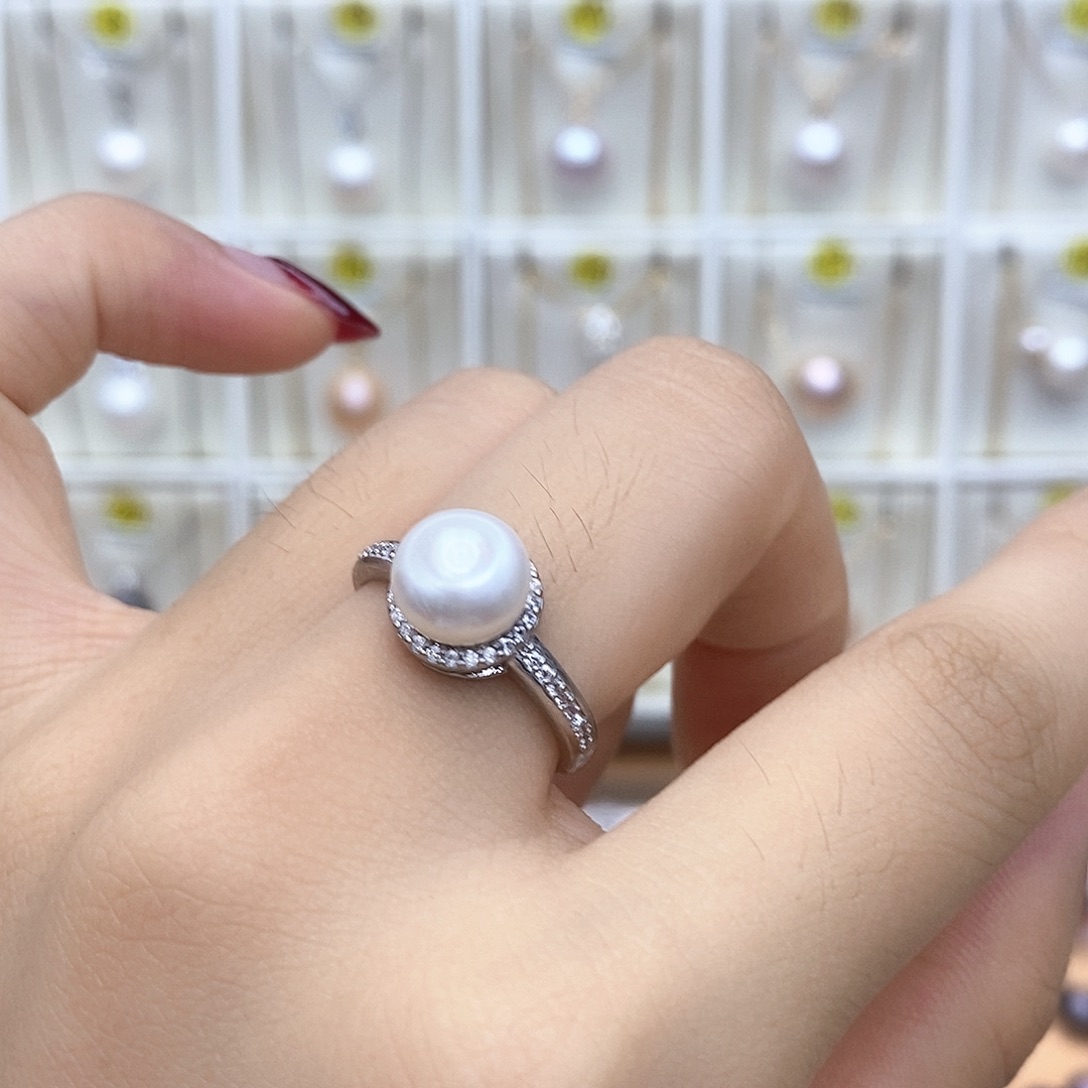 颈饰合金淡水珍珠