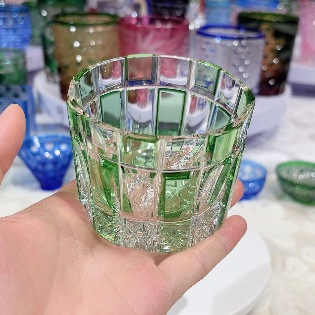 水晶杯水晶花瓶果盘通宝工艺品