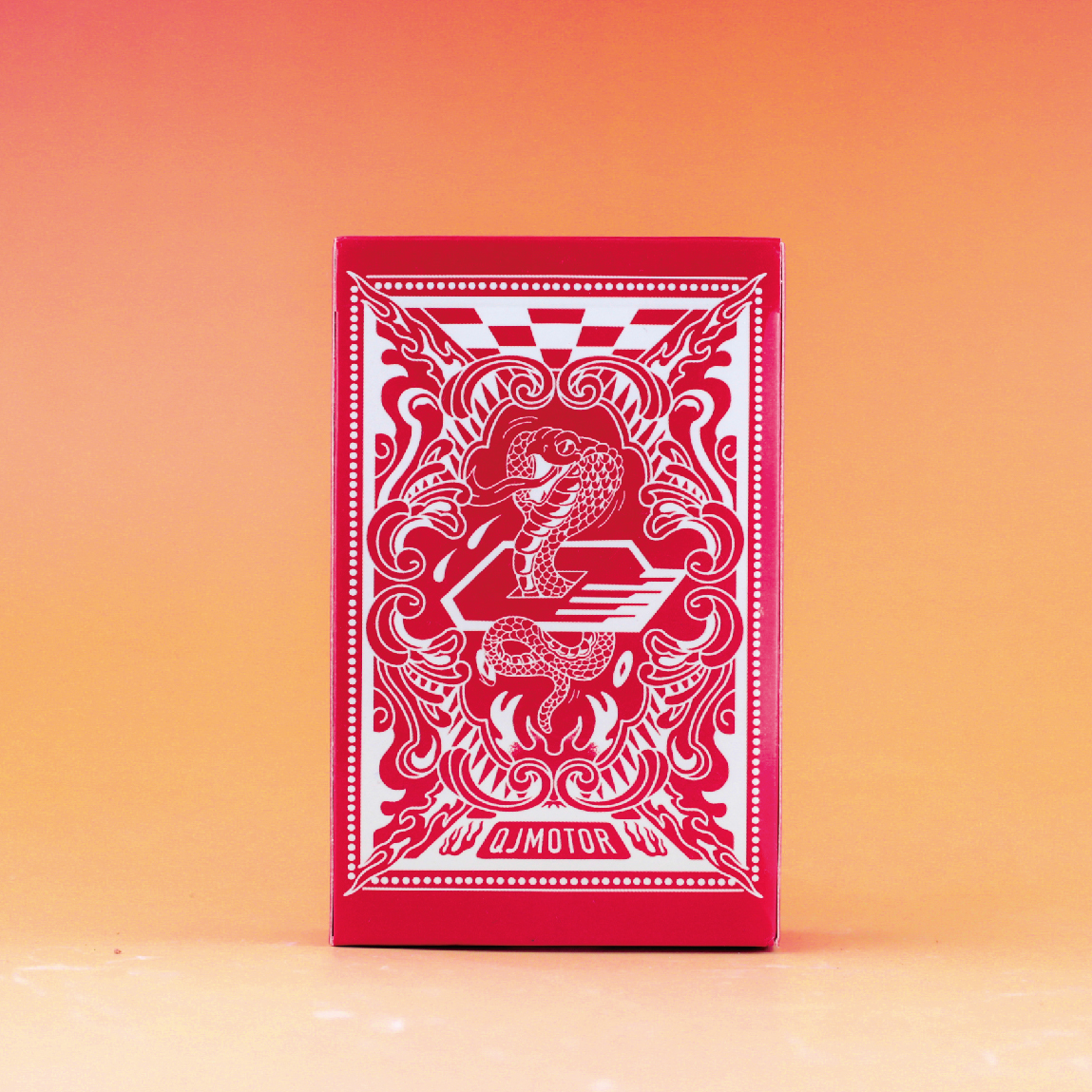 QJMOTOR机车扑克牌