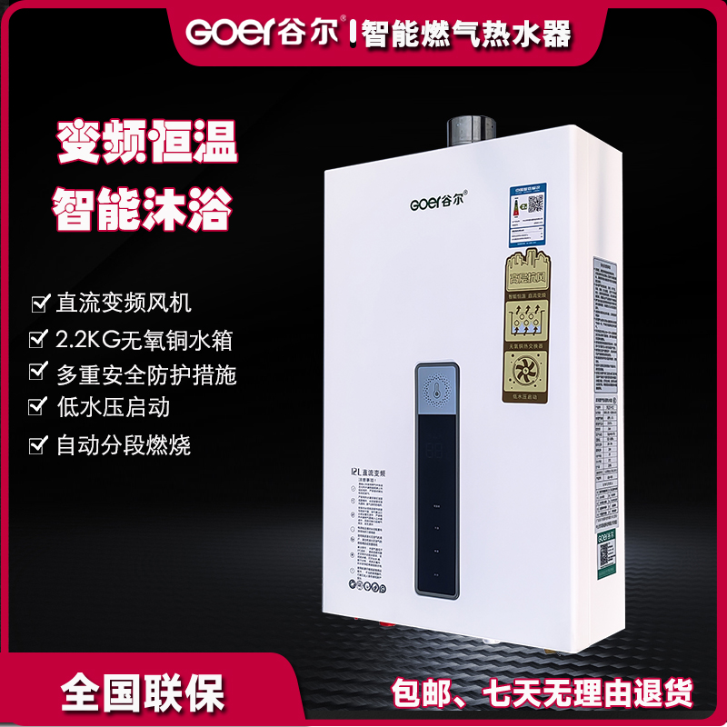 （厂家直销官方正品）智能恒温燃气热水器直流变频静音款