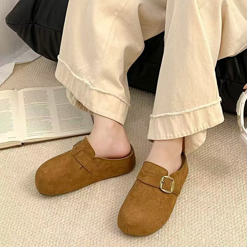 包头款时尚休闲加绒款拖鞋