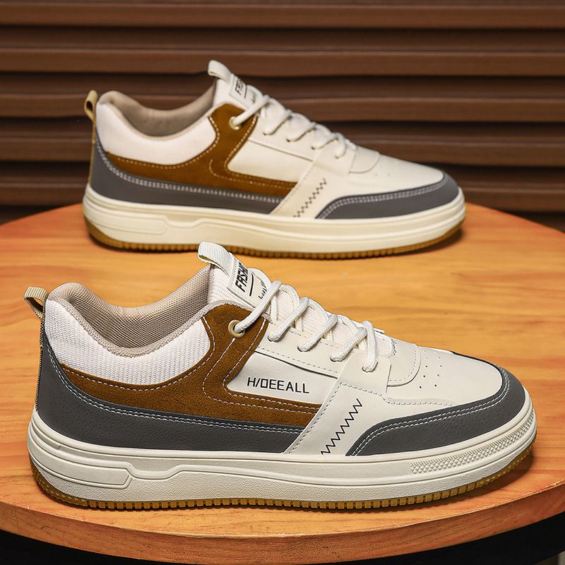 2025男鞋新款透气男士鞋子男款潮流耐磨百搭运动休闲板鞋潮鞋CF-2