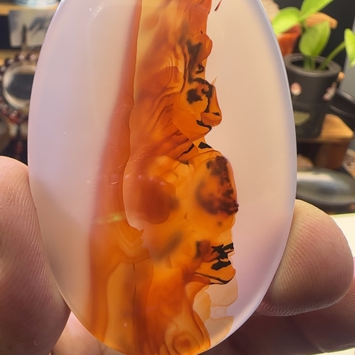 玛瑙/玉髓吊坠(不含链)未镶嵌疯***头