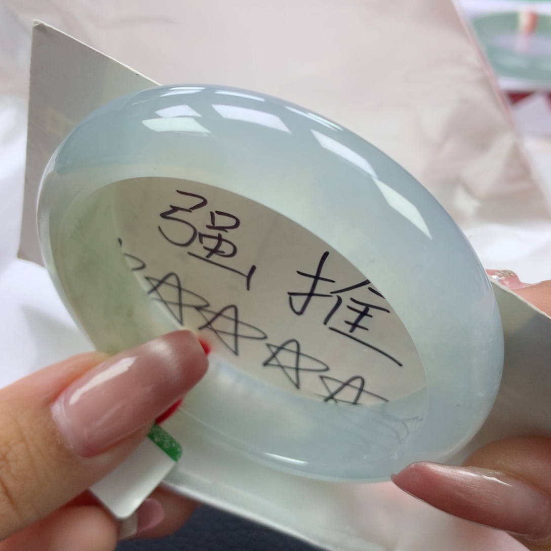 翡翠手镯未镶嵌55正