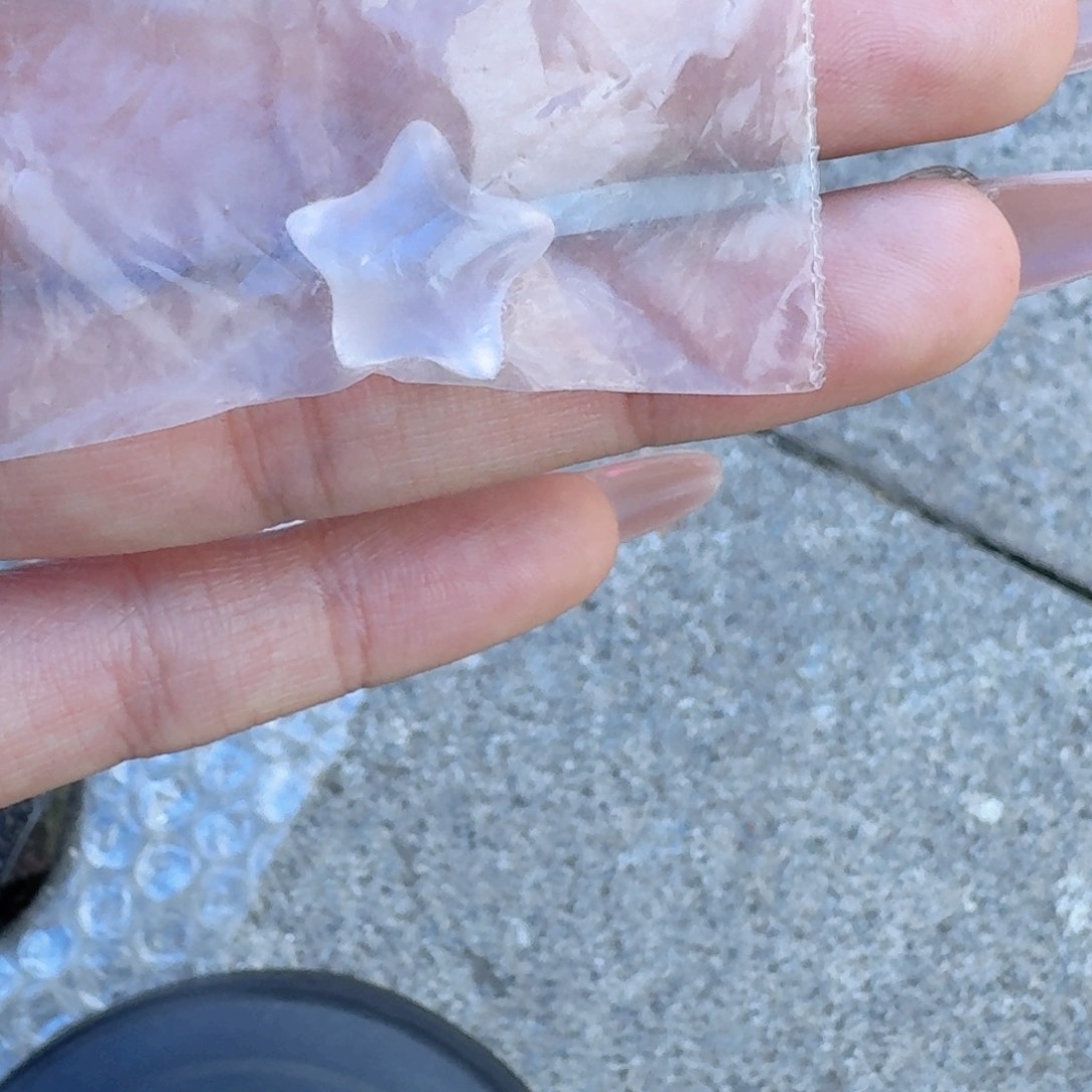 手串对**.粉色小星星一个