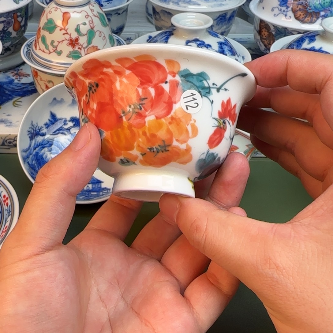 彦祖纯手工手绘茶具122