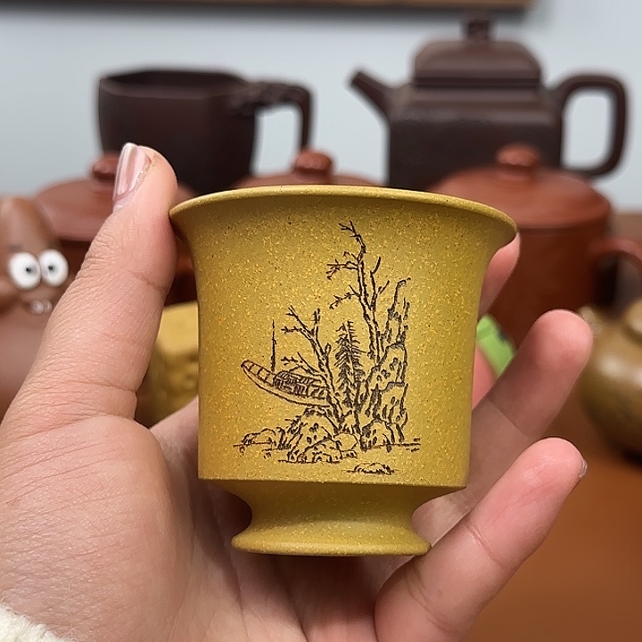 宜兴紫砂主人杯杯