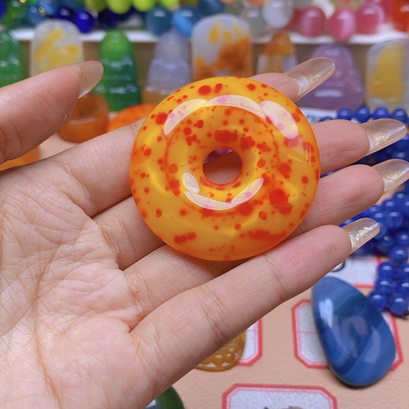 【闪购商品】玛瑙/玉髓颈饰未镶嵌小*头