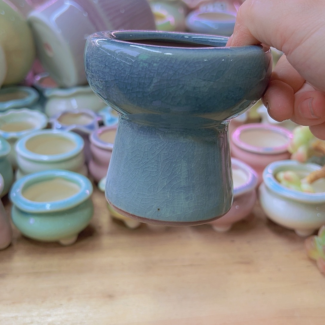 陶瓷花盆当场满12包邮