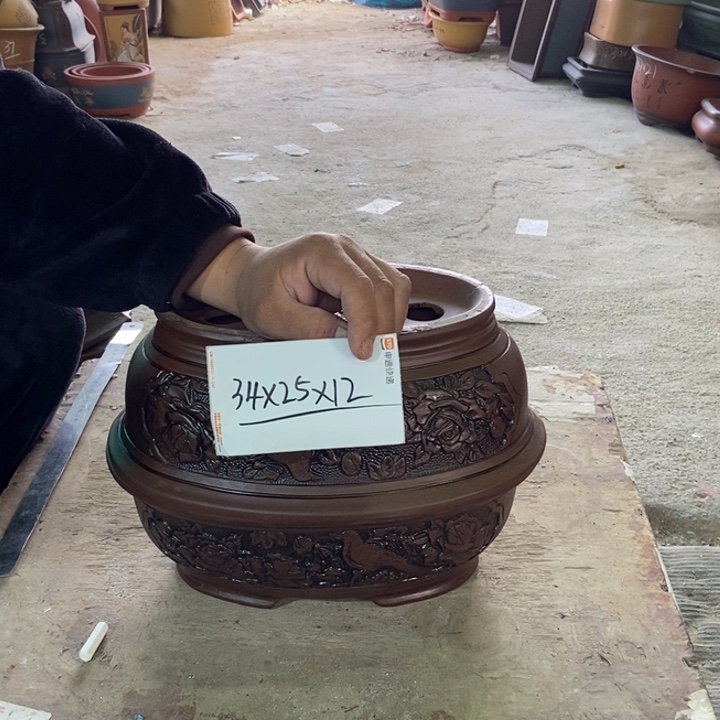 紫砂花盆紫砂紫砂