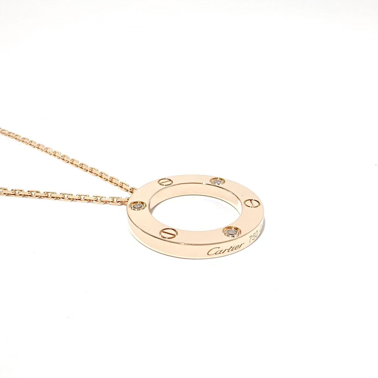 95新 Cartier/卡地亚 安洁利严选项链/0017530