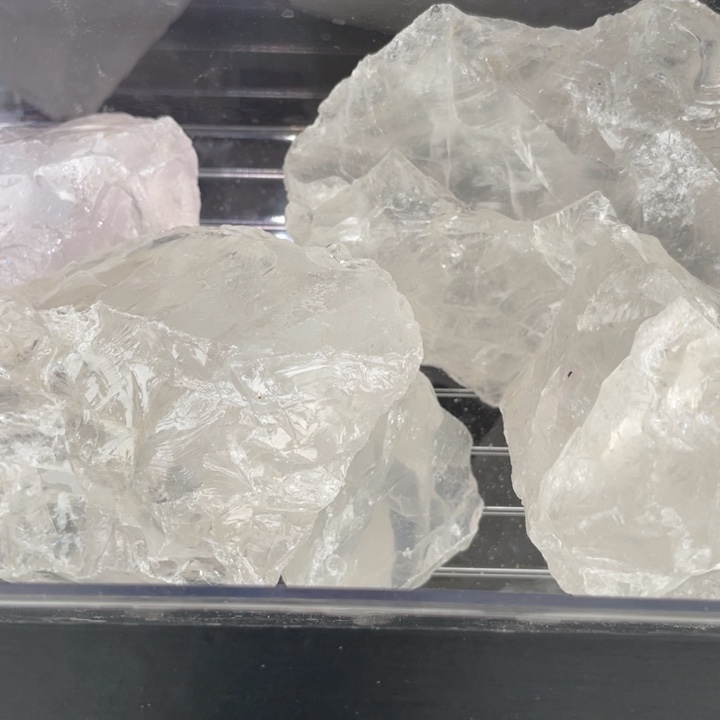 水晶手串未镶嵌大块白水晶原石200克块数随机