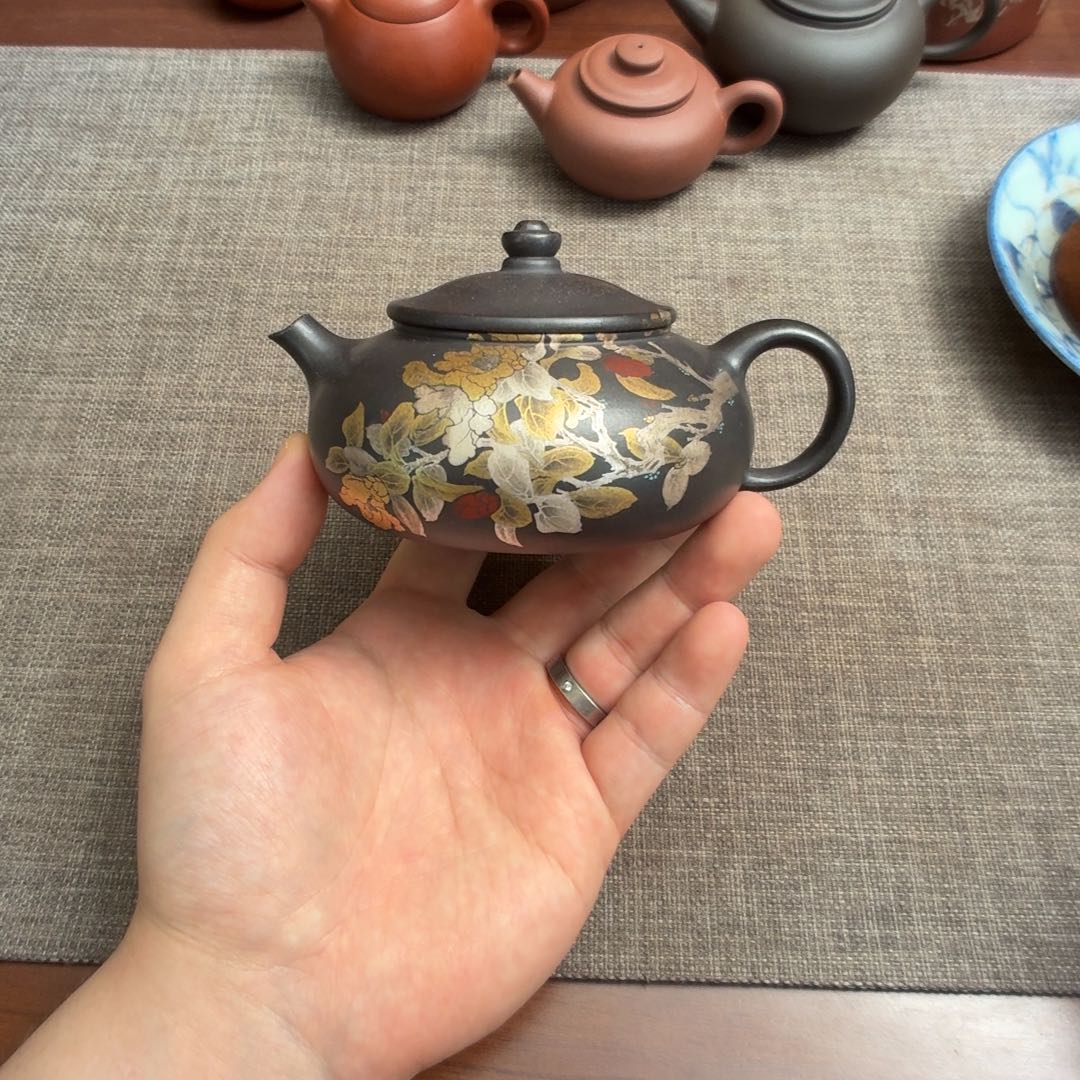 茶壶紫砂半手工 陆家窑 壶
