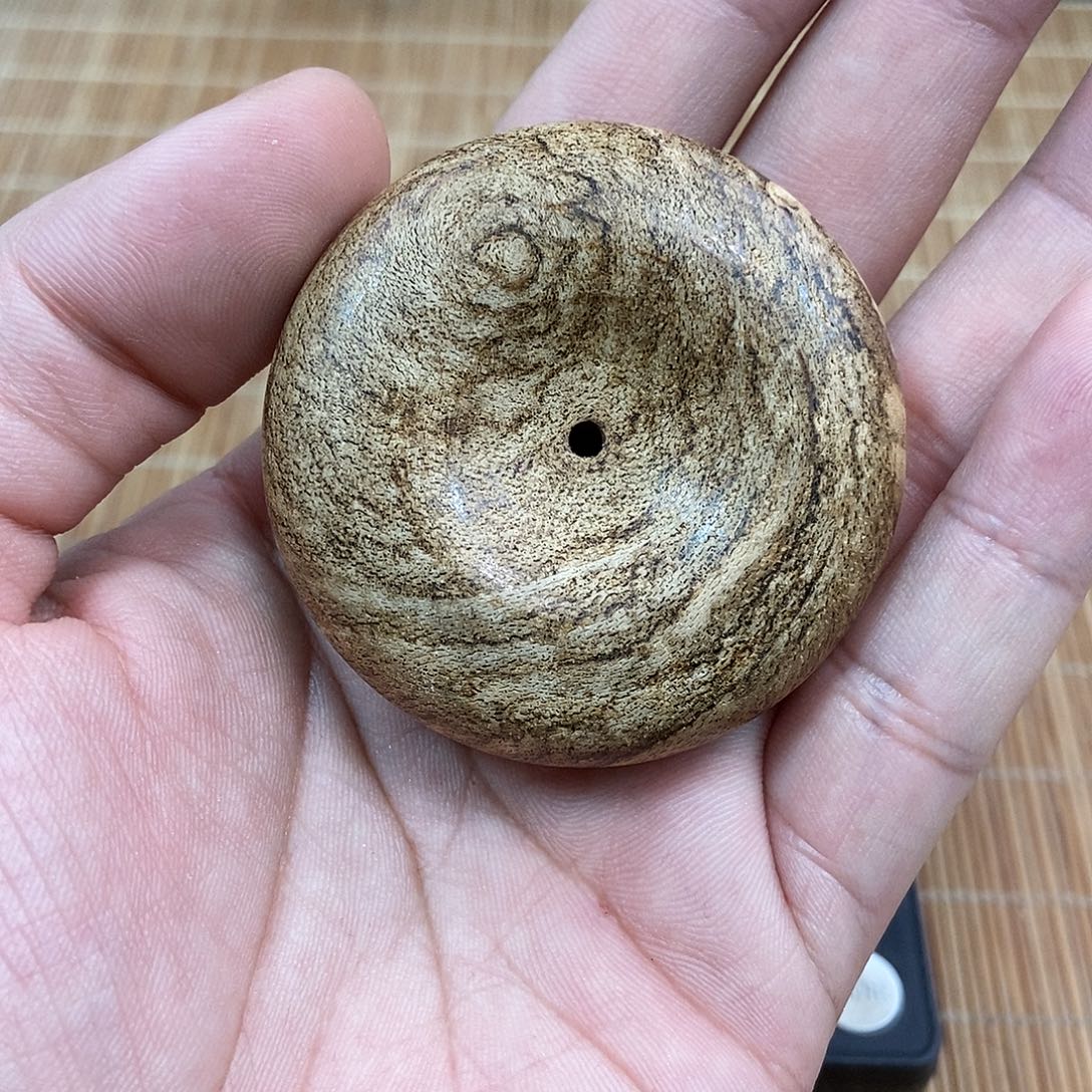 吊坠沉香港香平安扣17克➕